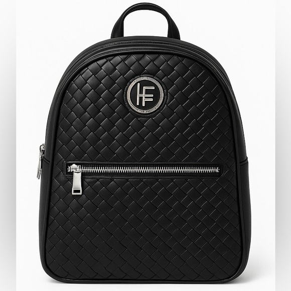London Fog Bowery Medium Size Woven Backpack · Navy and one Black main image 2